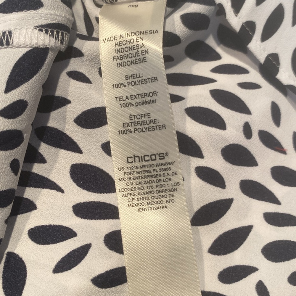 Chico’s Teardrop Pattern Blouse - image 7